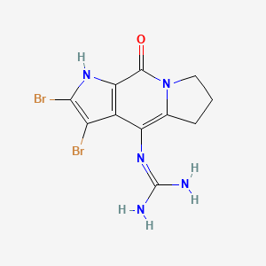 molecular formula C11H11Br2N5O B1246628 Ugibohlin 