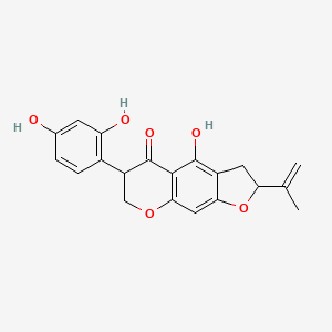 molecular formula C20H18O6 B1246629 Uncinanone B 