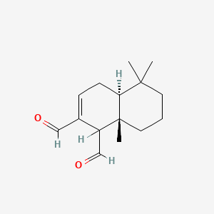 molecular formula C15H22O2 B1246635 Isotadeonal CAS No. 5956-39-8
