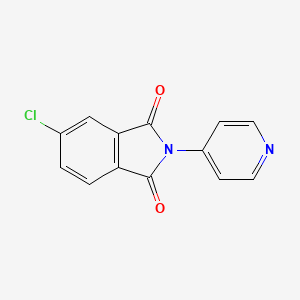 5-chloro-2-(pyridin-4-yl)-1H-isoindole-1,3(2H)-dione