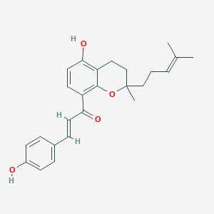 molecular formula C25H28O4 B1246639 xanthoangelol I 