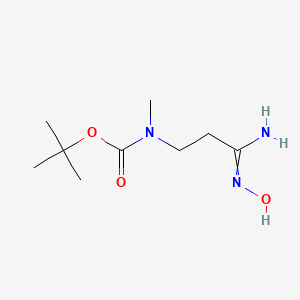 tert-butyl N-{2-[(Z)-N'-hydroxycarbamimidoyl]ethyl}-N-methylcarbamate