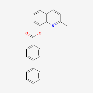 2-Methylquinolin-8-yl biphenyl-4-carboxylate