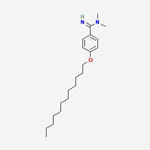 4-(dodecyloxy)-N,N-dimethylbenzenecarboximidamide