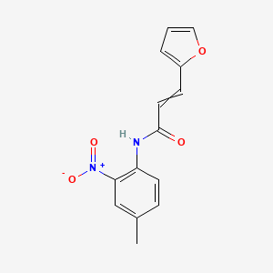 3-(2-Furanyl)-N-(4-methyl-2-nitrophenyl)-2-propenamide