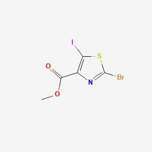 2-Bromo-5-iodo-thiazole-4-carboxylic acid methyl ester