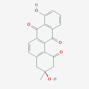 molecular formula C19H14O5 B1246645 四环霉素 