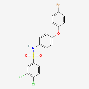 N-[4-(4-bromophenoxy)phenyl]-3,4-dichlorobenzenesulfonamide