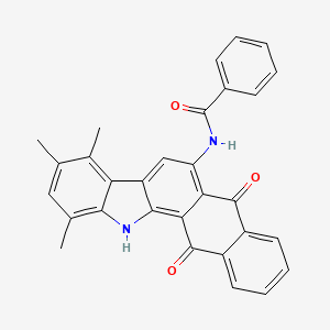 N-{8,9,11-Trimethyl-5,13-dioxo-12H-naphtho[2,3-A]carbazol-6-YL}benzamide