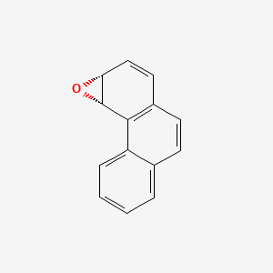 molecular formula C14H10O B1246656 (3R,4S)-3,4-环氧-3,4-二氢菲 