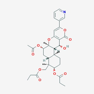 molecular formula C33H41NO10 B1246661 Pyripyropene K 