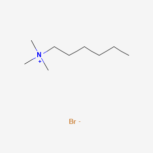 molecular formula C9H22BrN B1246663 Hexyltrimethylammonium bromide CAS No. 2650-53-5