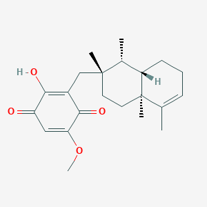 molecular formula C22H30O4 B1246664 Bolinaquinone 