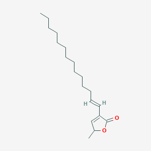 molecular formula C19H32O2 B1246668 Akolactone A 