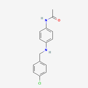 N-{4-[(4-chlorobenzyl)amino]phenyl}acetamide