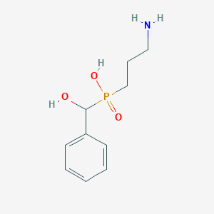 3-Aminopropyl-[hydroxy(phenyl)methyl]phosphinic acid