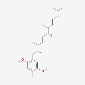 2-[(2E,6E)-3,7,11-Trimethyl-2,6,10-dodecatrienyl]-5-methylhydroquinone