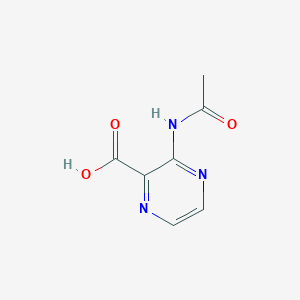 molecular formula C7H7N3O3 B1246691 3-acetamidopyrazine-2-carboxylic Acid CAS No. 226559-50-8