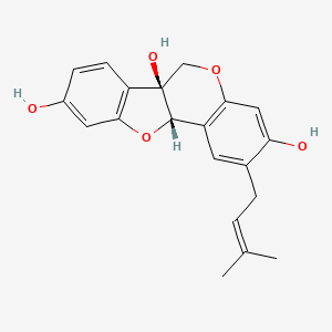 molecular formula C20H20O5 B1246693 Glyceocarpin CAS No. 77979-22-7