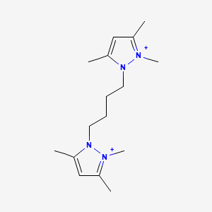 2,2'-butane-1,4-diylbis(1,3,5-trimethyl-1H-pyrazol-2-ium)