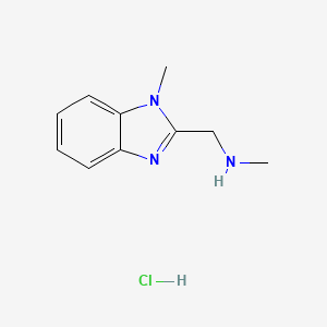 N-Methyl-N-[(1-methyl-1H-benzimidazol-2-YL)-methyl]amine hydrochloride