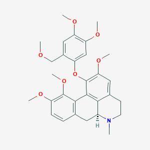 molecular formula C30H35NO7 B1246706 O-Methylfaurine 