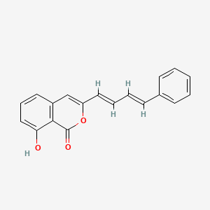 molecular formula C19H14O3 B1246714 Legioliulin 