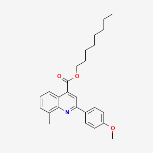 Octyl 2-(4-methoxyphenyl)-8-methylquinoline-4-carboxylate