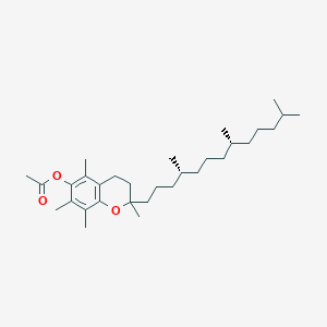 molecular formula C31H52O3 B1246720 2,5,7,8-四甲基-2-[(4R,8R)-4,8,12-三甲基十三烷基]色满-6-醇乙酸酯 