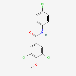 3,5-dichloro-N-(4-chlorophenyl)-4-methoxybenzamide