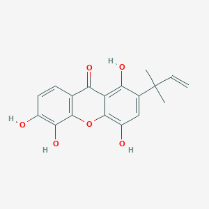 molecular formula C18H16O6 B1246730 Subelliptenone F 