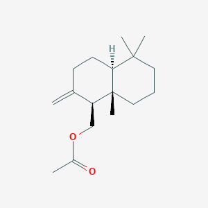 molecular formula C17H28O2 B1246735 乙酸白化酯 
