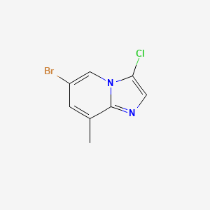 6-Bromo-3-chloro-8-methylimidazo[1,2-a]pyridine