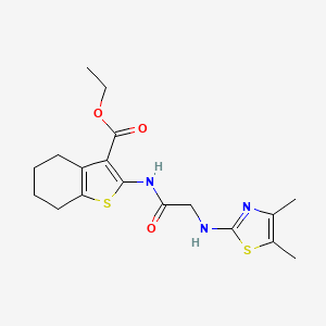 ethyl 2-{[N-(4,5-dimethyl-1,3-thiazol-2-yl)glycyl]amino}-4,5,6,7-tetrahydro-1-benzothiophene-3-carboxylate