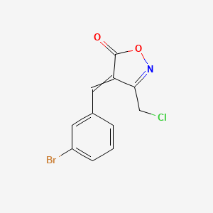 4-[(3-Bromophenyl)methylidene]-3-(chloromethyl)-1,2-oxazol-5-one