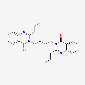 3-[4-(4-Oxo-2-propylquinazolin-3-yl)butyl]-2-propylquinazolin-4-one