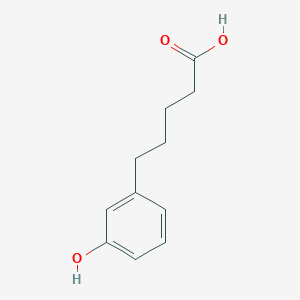 molecular formula C11H14O3 B1246739 5-(3-羟基苯基)戊酸 CAS No. 31129-95-0