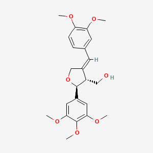 molecular formula C23H28O7 B1246740 Magnofargesin 