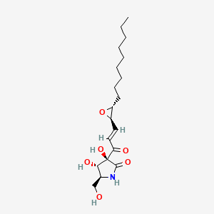 molecular formula C19H31NO6 B1246742 Pramanicin 