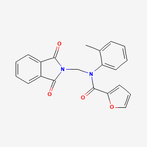 N-[(1,3-dioxoisoindol-2-yl)methyl]-N-(2-methylphenyl)furan-2-carboxamide