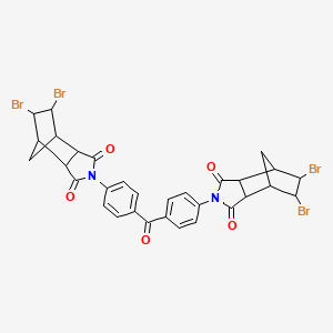 2,2'-(carbonyldibenzene-4,1-diyl)bis(5,6-dibromohexahydro-1H-4,7-methanoisoindole-1,3(2H)-dione)