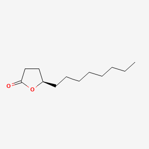 molecular formula C12H22O2 B1246752 R-(+)-gamma-Dodecalactone CAS No. 69830-91-7