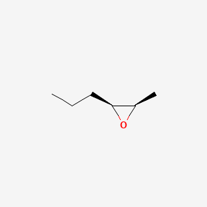 molecular formula C6H12O B1246754 (2R,3S)-2-methyl-3-propyloxirane 