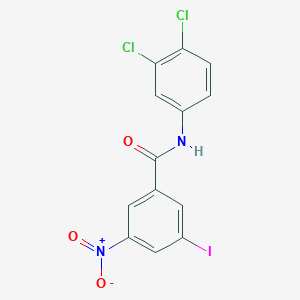 N-(3,4-dichlorophenyl)-3-iodo-5-nitrobenzamide