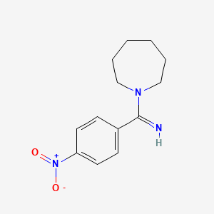 1-(Azepan-1-yl)-1-(4-nitrophenyl)methanimine