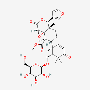 molecular formula C33H44O13 B1246761 Khayanoside 