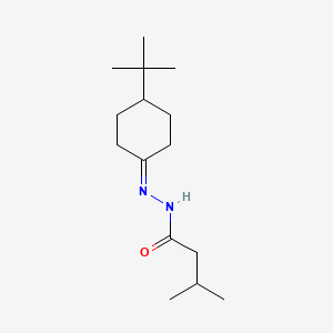 N'-(4-tert-butylcyclohexylidene)-3-methylbutanehydrazide