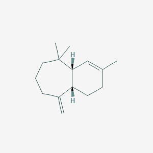 molecular formula C15H24 B1246775 (1S,6R)-alpha-himachalene 