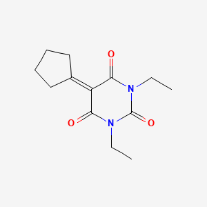 5-Cyclopentylidene-1,3-diethyl-1,3-diazinane-2,4,6-trione