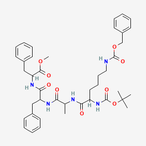 molecular formula C41H53N5O9 B12467810 methyl N~6~-[(benzyloxy)carbonyl]-N~2~-(tert-butoxycarbonyl)lysylalanylphenylalanylphenylalaninate 